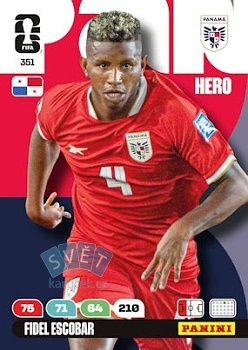 Fidel Escobar Panama Panini FIFA World Cup 2026 Adrenalyn XL #351